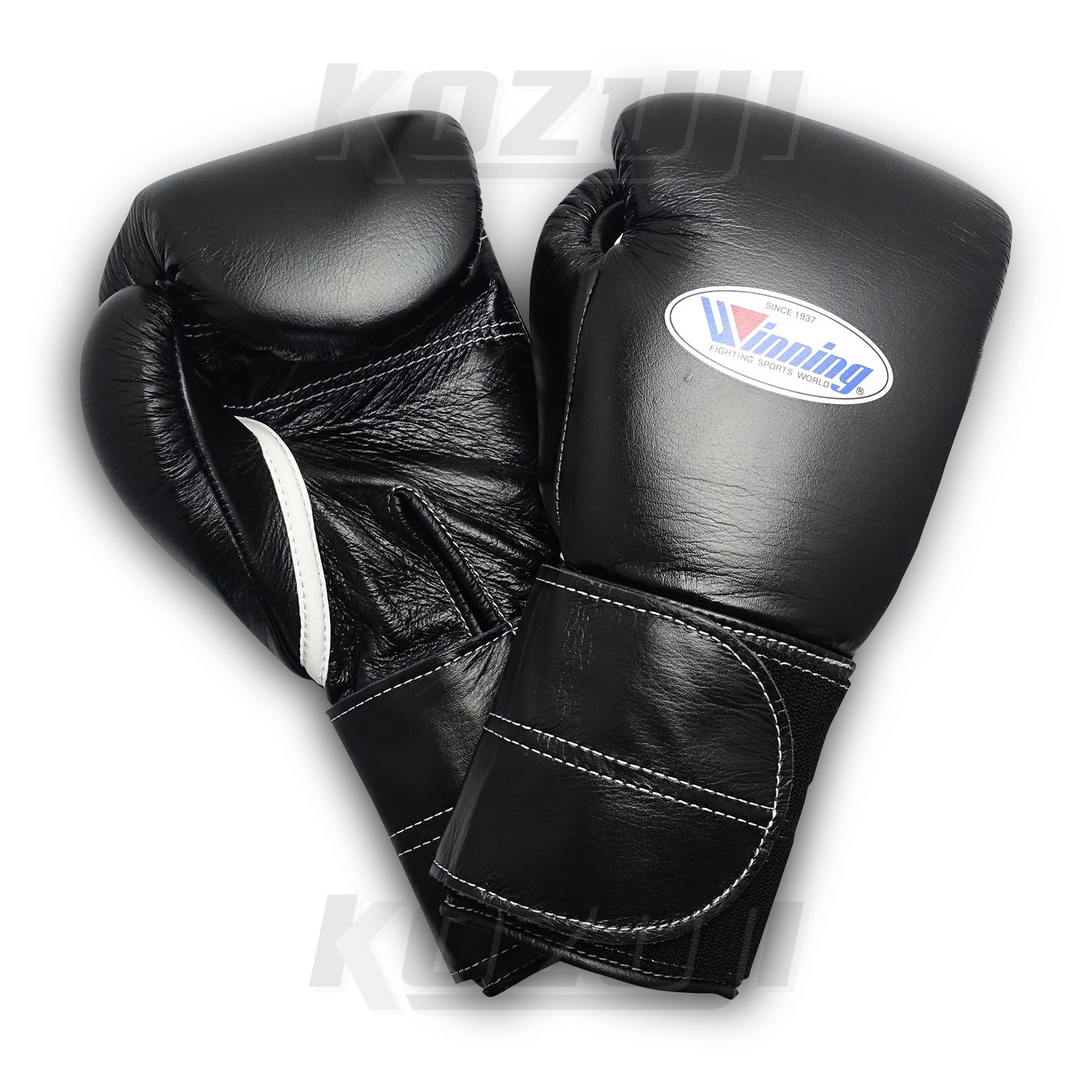 Custom WINNING Boxing Gloves # CO-MS-500-2B 14oz Black 